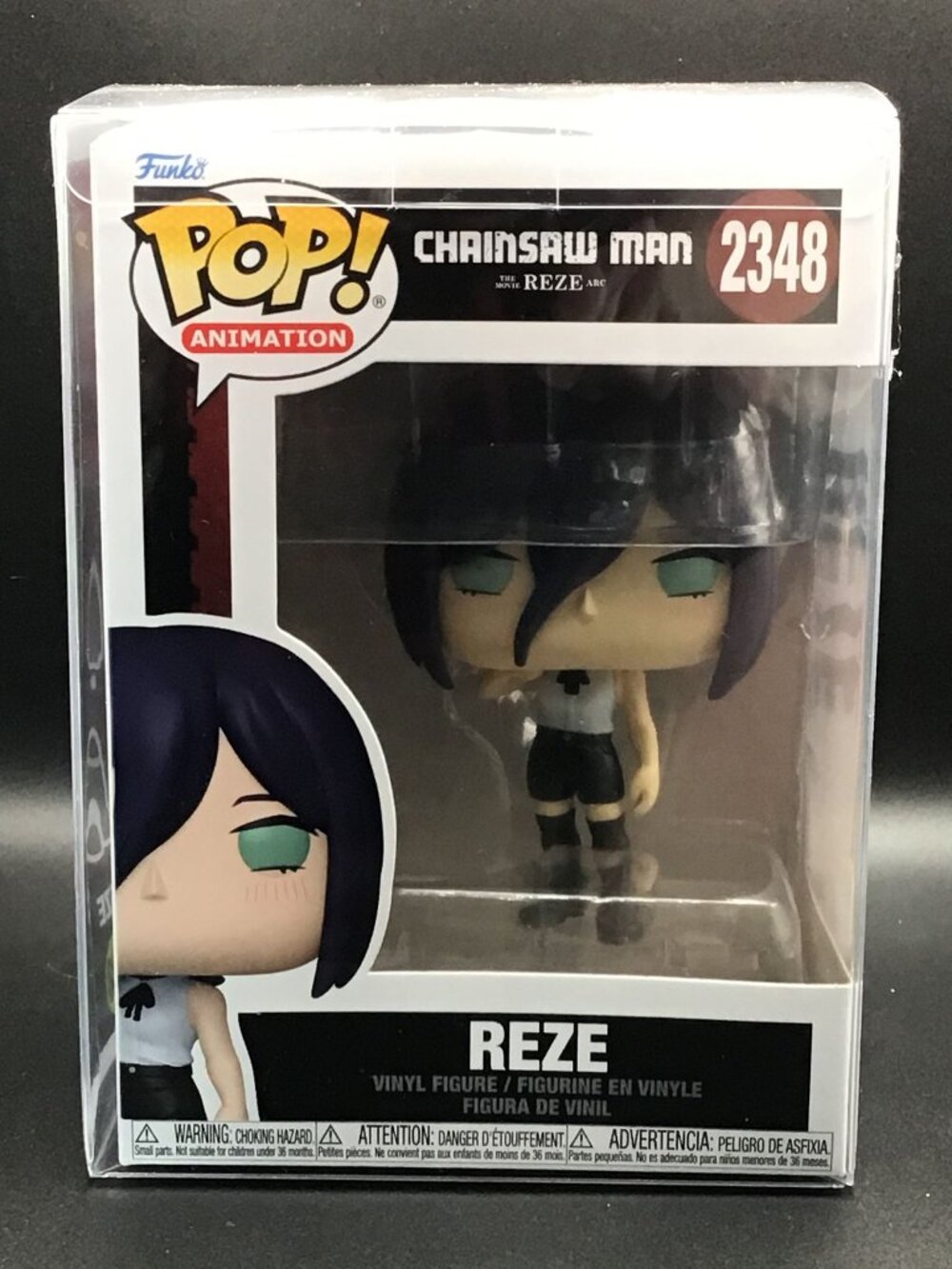 Funko Pop Chainsaw Man Reze Arc Reze #2348 Vinyl Figure w/Pop Protector New Anim